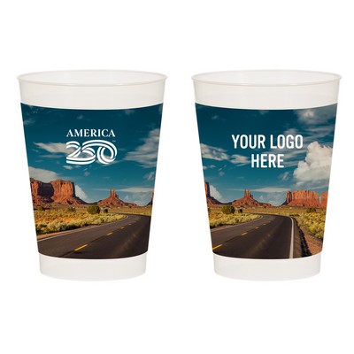 America250™ 10 Oz. Full Color Frost Flex Stadium Cup